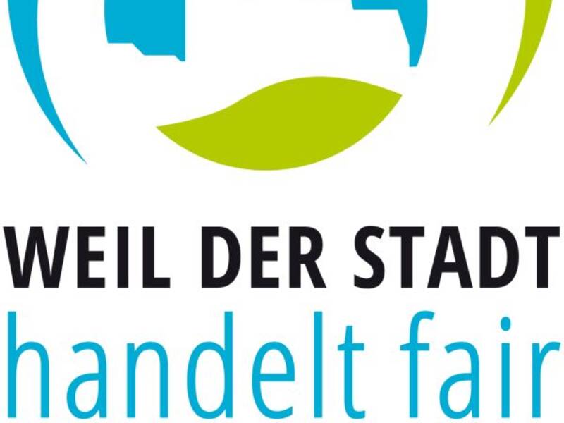 Ein Schild, dass die Stadt als Fairtrade-Stadt auszeichnet.