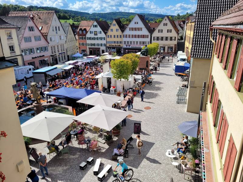 Ausblick auf den Lukullischen Herbst von der Keplergasse