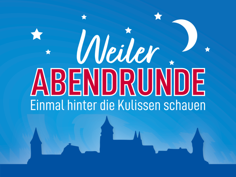 Plakatbild der Weiler Abendrunde